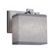 Textile LED 7 inch Brushed Nickel ADA Wall Sconce Wall Light