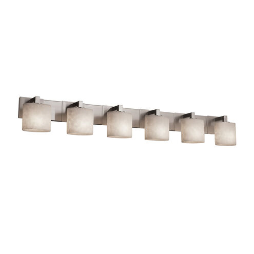 Clouds LED 56.5 inch Brushed Nickel Bath Bar Wall Light in 4200 Lm LED, Oval, Modular