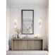 Fusion Collection - Lugano Family 1 Light 4.75 inch Polished Chrome and Ribbed Clear ADA Wall Sconce Wall Light, EVOLV