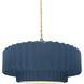 Radiance 1 Light 14.5 inch Midnight Sky and Matte White and Brushed Nickel Pendant Ceiling Light