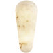LumenAria Collection - Lumi Family 2 Light 6 inch Faux Alabaster Resin ADA Wall Sconce Wall Light in 4" D x 6" W x 13.5" H, EVOLV