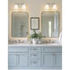 Fusion Collection - Tulsi Family 2 Light 15 inch Brushed Nickel and Opal Bath Bar Wall Light, EVOLV