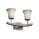 Limoges LED 15.5 inch Dark Bronze Bath Bar Wall Light in 1400 Lm LED, Bamboo, Cylinder with Flat Rim, Archway