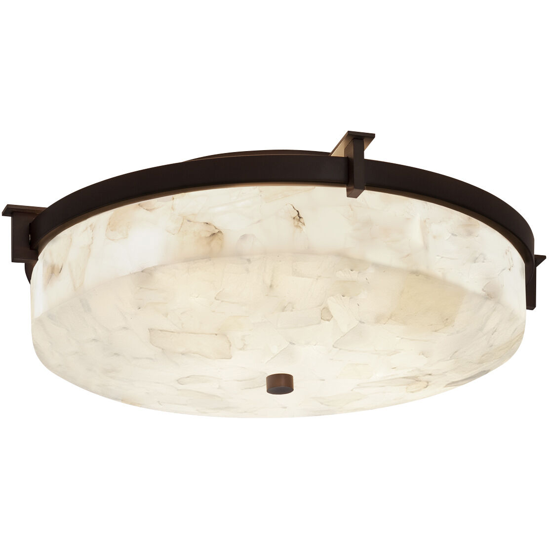 Alabaster Rocks 2 Light 16.00 inch Flush Mount