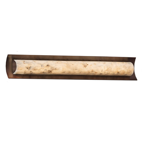 Alabaster Rocks LED 30 inch Dark Bronze Vanity Light Wall Light