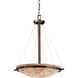 Alabaster Rocks LED 27 inch Dark Bronze Pendant Ceiling Light in 5000 Lm LED, Bowl