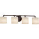 Clouds Bronx LED 36 inch Dark Bronze Bath Bar Wall Light in 2800 Lm LED, Oval