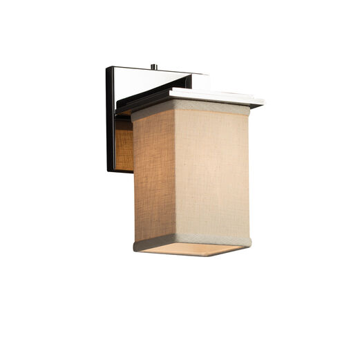 Textile LED 5 inch Dark Bronze Wall Sconce Wall Light