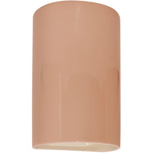 Ambiance 1 Light 5.75 inch Gloss Blush ADA Wall Sconce Wall Light in Incandescent