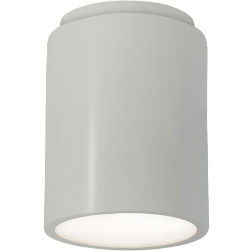 Radiance Cylinder 1 Light 6.5 inch Matte White Outdoor Flush-Mount