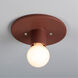 Radiance Collection 1 Light 8 inch Canyon Clay Flush Mount Ceiling Light