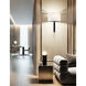 Textile Collection 1 Light 10 inch Matte Black ADA Wall Sconce Wall Light, Hamilton Family