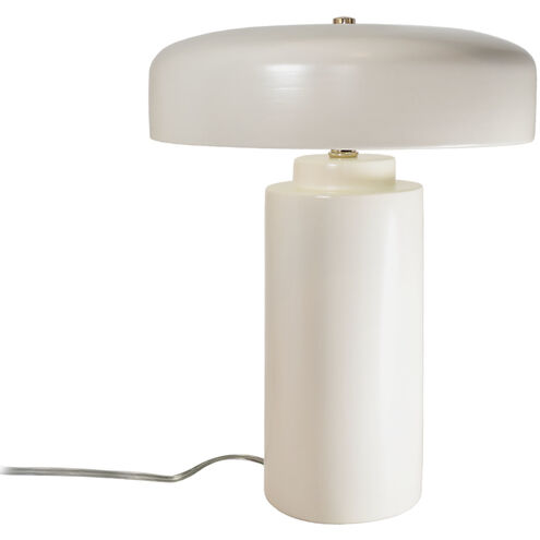 Portable 16.5 inch 60 watt Midnight Sky and Matte White Table Lamp Portable Light