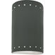 Ambiance 1 Light 5.75 inch Pewter Green Wall Sconce Wall Light in Incandescent