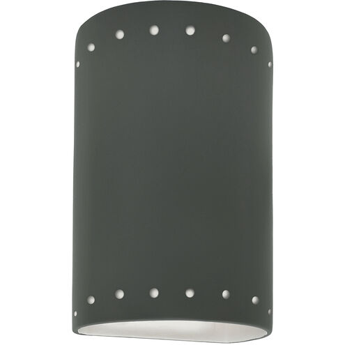 Ambiance 1 Light 5.75 inch Pewter Green Wall Sconce Wall Light in Incandescent