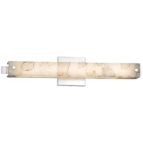 Alabaster Rocks 23 inch Matte Black Vanity Light Wall Light