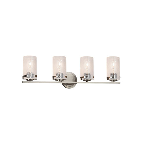 Fusion 31.5 inch Brushed Nickel Bath Bar Wall Light