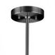 Radiance Collection 1 Light 5.5 inch Concrete with Matte Black Pendant Ceiling Light