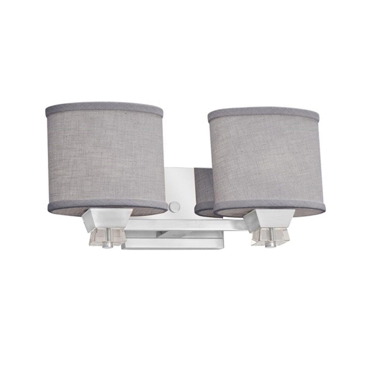 Textile LED 16 inch Polished Chrome Bath Bar Wall Light