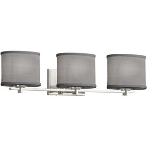 Textile LED 27 inch Polished Chrome Bath Bar Wall Light