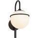 Fusion Collection - Saturn Family 14.5 inch Matte Black Outdoor Wall Sconce