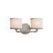 Textile LED 17 inch Brushed Nickel Bath Bar Wall Light