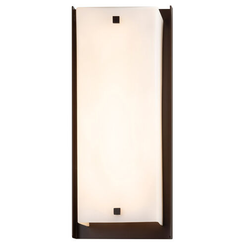 Fusion LED 24 inch Dark Bronze Outdoor Wall Sconce, Square