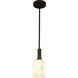 Lumenaria LED 4 inch Polished Chrome Pendant Ceiling Light in 700 Lm LED, Cylinder with Broken Rim