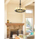 Candlearia 12 Light 28 inch Dark Bronze Chandelier Ceiling Light in Cream (CandleAria), Cylinder with Flat Rim, Incandescent