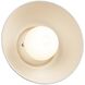 Ambiance Collection 1 Light 10 inch Matte White Wall Sconce Wall Light, Form+Finish+Function