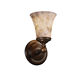 Alabaster Rocks LED 5.5 inch Polished Chrome Wall Sconce Wall Light in 700 Lm LED, Tradition