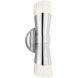 Fusion Collection - Lugano Family 4.75 inch Polished Chrome ADA Wall Sconce Wall Light, EVOLV