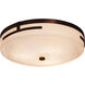 Porcelina LED 18.5 inch Polished Chrome Flush Mount Ceiling Light