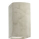 Ambiance Rectangle LED 13.5 inch Antique Patina Outdoor Wall Sconce, Large