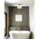 Alabaster Rocks Collection 1 Light 10 inch Matte Black Semi Flush Ceiling Light, Globe Family