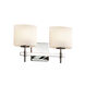 Fusion LED 15.5 inch Polished Chrome Vanity Light Wall Light in 1400 Lm LED, Oval, Opal Fusion