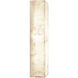 Alabaster Rocks Collection - Medley Family LED 5.5 inch Alabaster Rocks ADA Wall Sconce Wall Light in 3.5" D x 5.5" W x 17" H, EVOLV