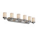 Limoges LED 43.75 inch Brushed Nickel Bath Bar Wall Light in 4200 Lm LED, Pleats, Rondo