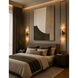 Fusion Collection - Rimini Family 2 Light 4.25 inch Brushed Brass and Clear Ribbed ADA Wall Sconce Wall Light, EVOLV