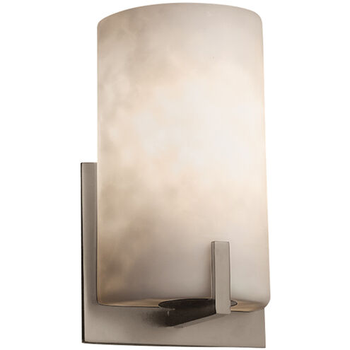 Clouds 1 Light 5.5 inch Brushed Nickel ADA Wall Sconce Wall Light in Incandescent