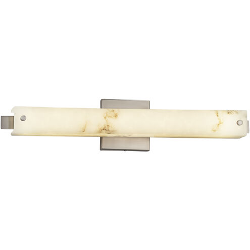 Lumenaria 23 inch Brushed Nickel Vanity Light Wall Light