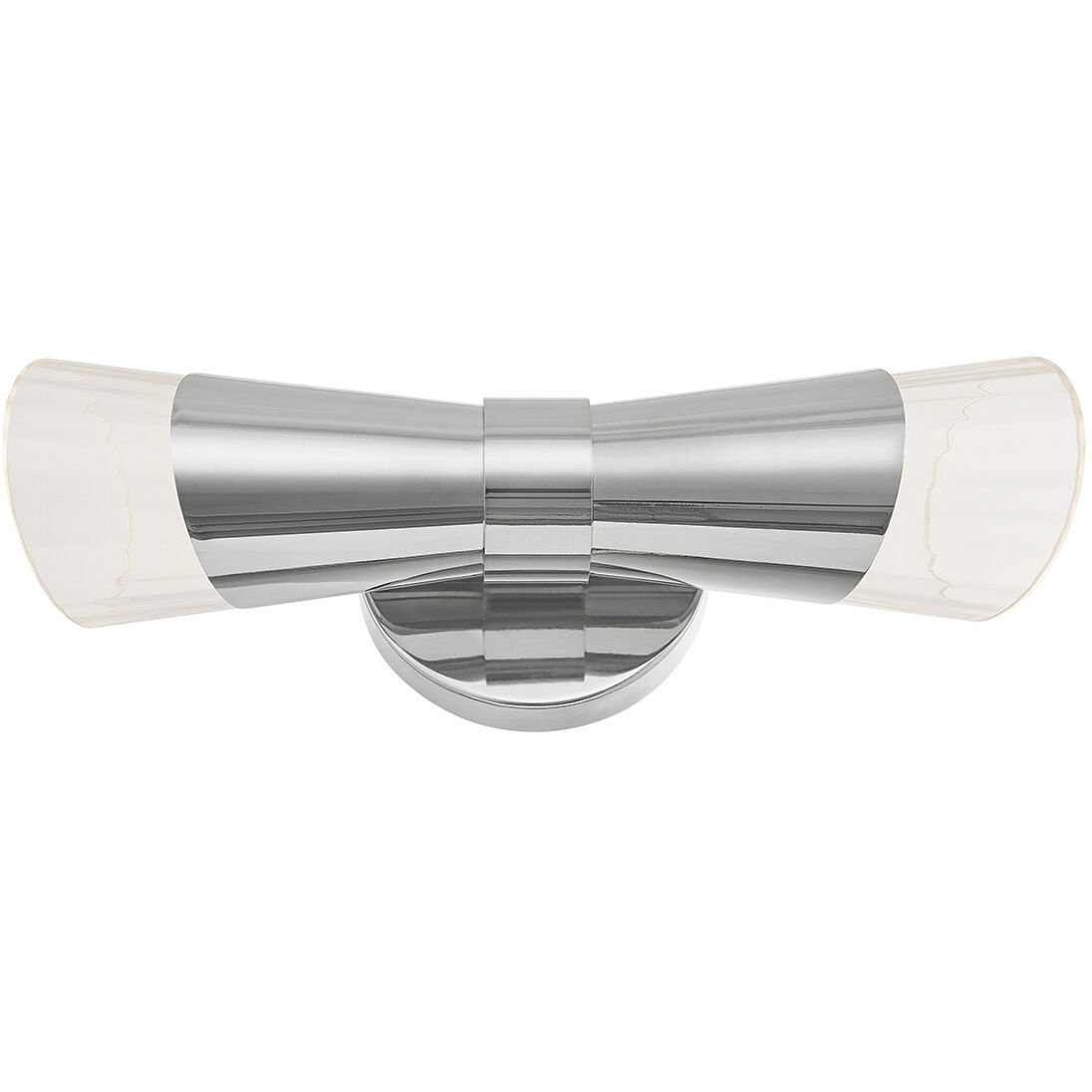 Fusion Collection - Lugano Family 4.75 inch Polished Chrome ADA Wall Sconce Wall Light, EVOLV