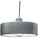 Radiance Collection 1 Light 12 inch Polished Chrome Pendant Ceiling Light