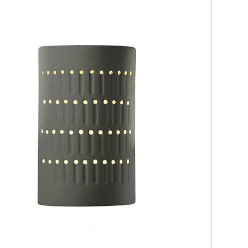 Ambiance 1 Light 5.75 inch Pewter Green Wall Sconce Wall Light in Incandescent