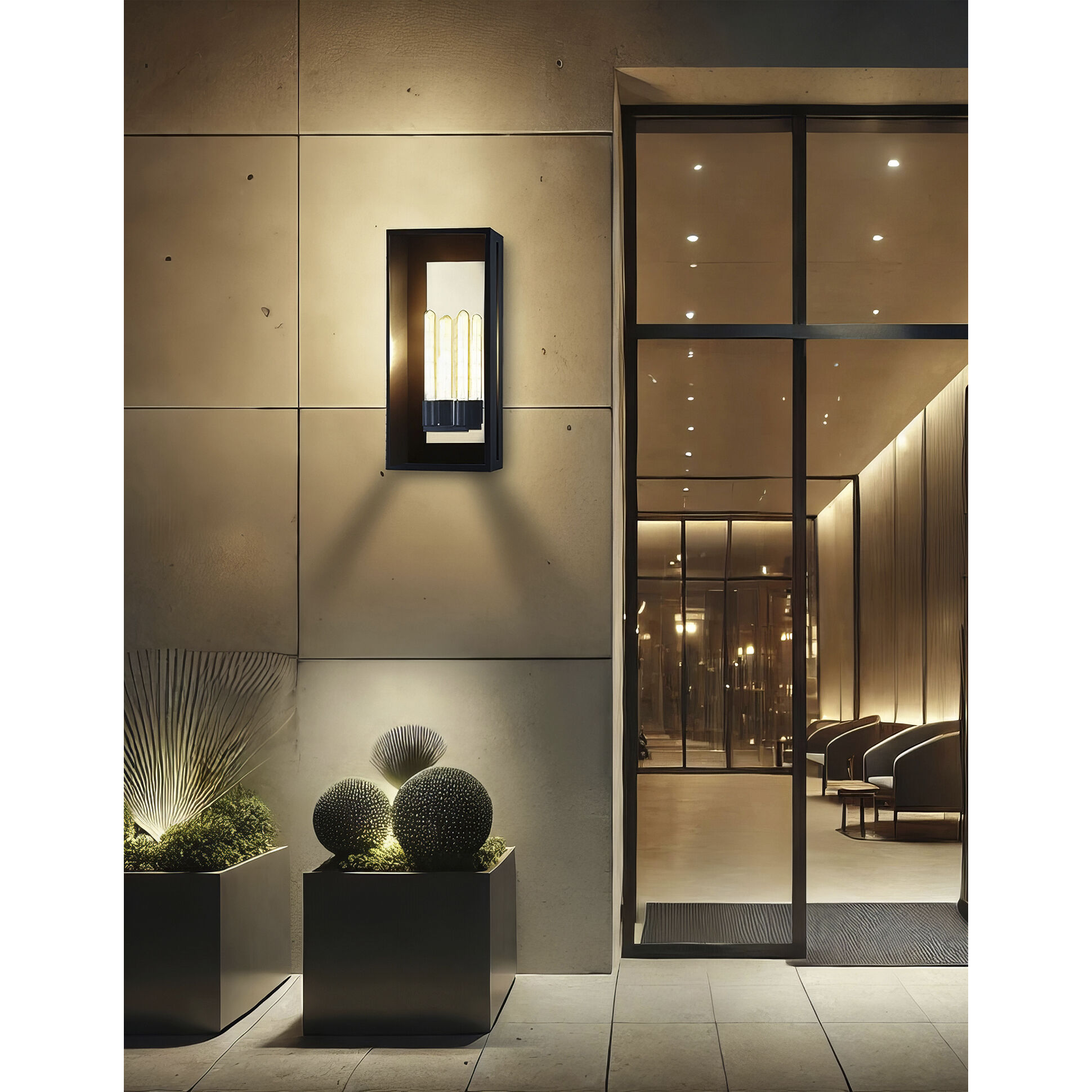Fusion Collection Outdoor Wall Sconce, Briarwood Family