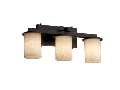Fusion LED 21 inch Dark Bronze Bath Bar Wall Light in 2100 Lm LED, Weave Fusion, Dakota