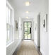 Textile Collection - Marco Family 4.25 inch Cream Linen Flush-Mount Ceiling Light, EVOLV
