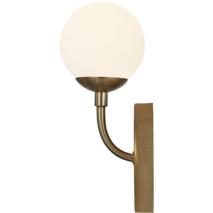 Fusion Collection - Noho Family 1 Light 4.5 inch Brushed Brass ADA Wall Sconce Wall Light in 4" D x 4.5" W x 9" H, EVOLV