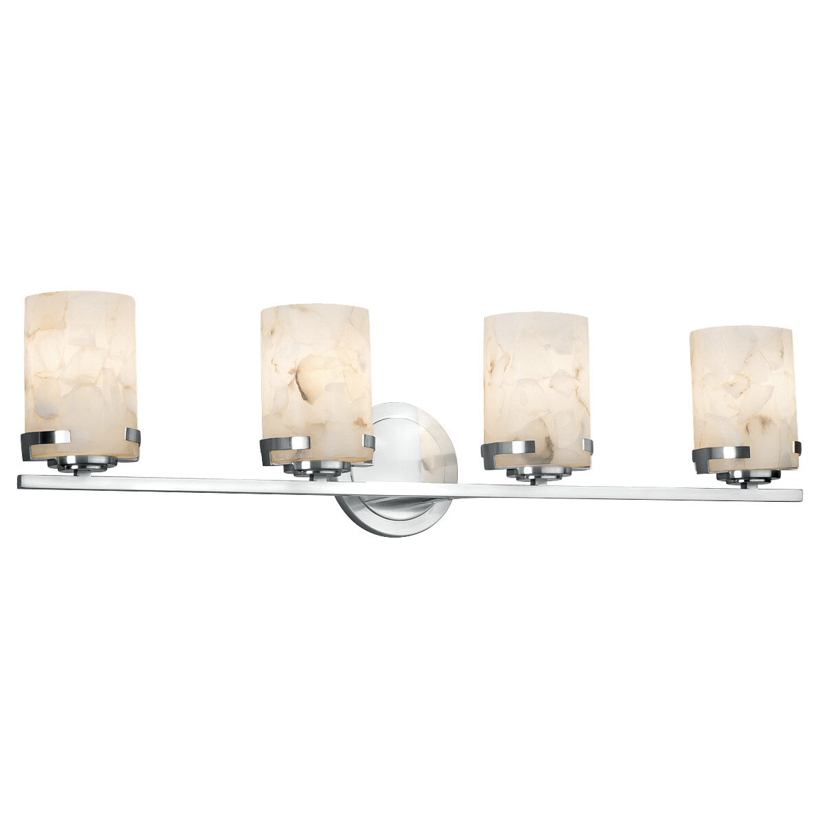 Alabaster Rocks LED 31.5 inch Polished Chrome Vanity Light Wall Light in 2800 Lm LED