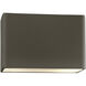 Ambiance Collection LED 8 inch Pewter Green Outdoor Wall Sconce